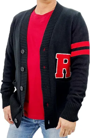 Hip Hop 50's Shop - Mens 1950s Letterman Cardigan Sweater