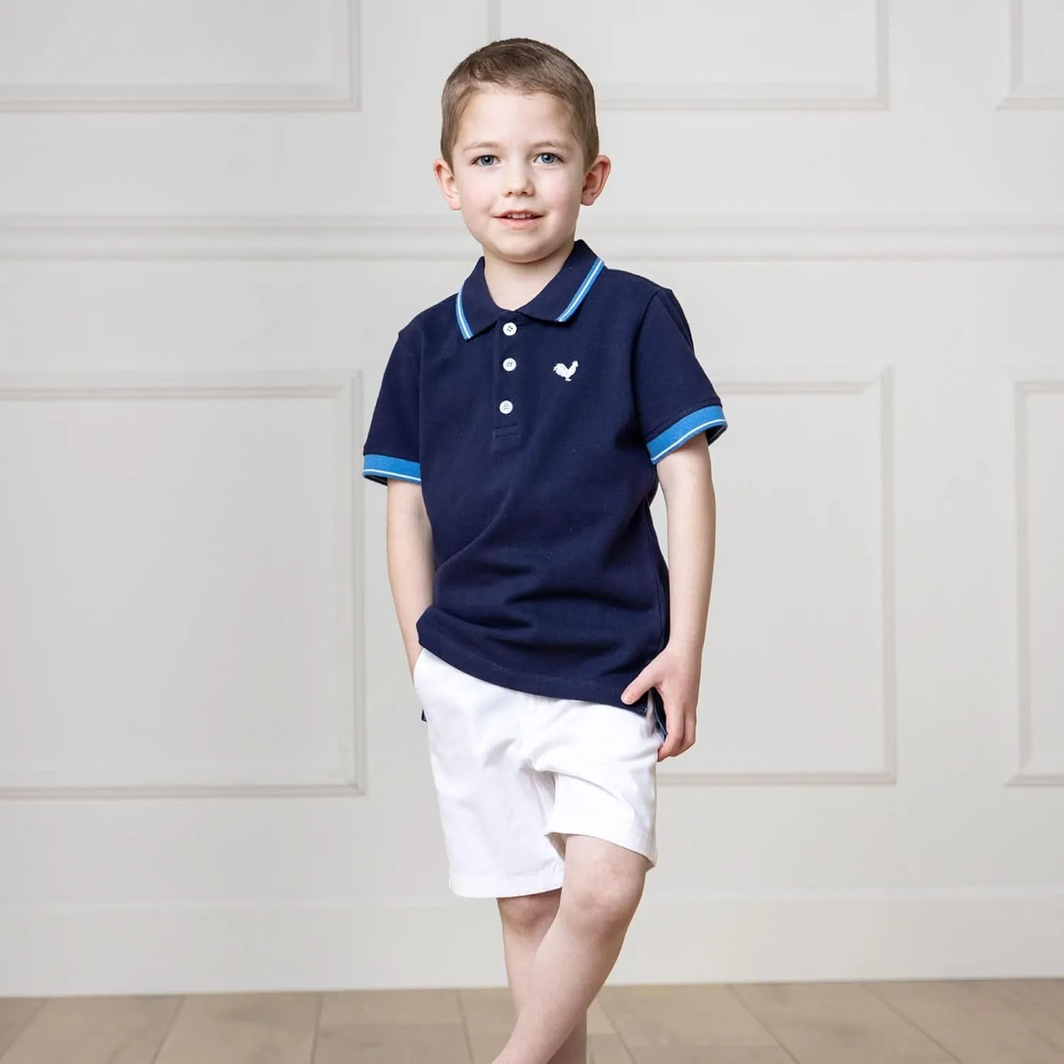 Hope & Henry Boys' Short Sleeve Polo Shirt