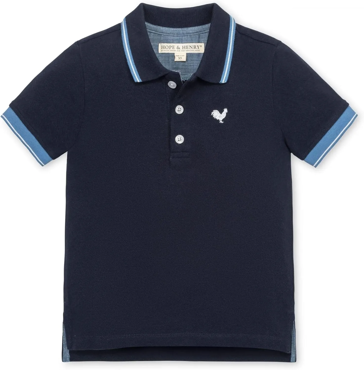 Hope & Henry Boys' Short Sleeve Polo Shirt