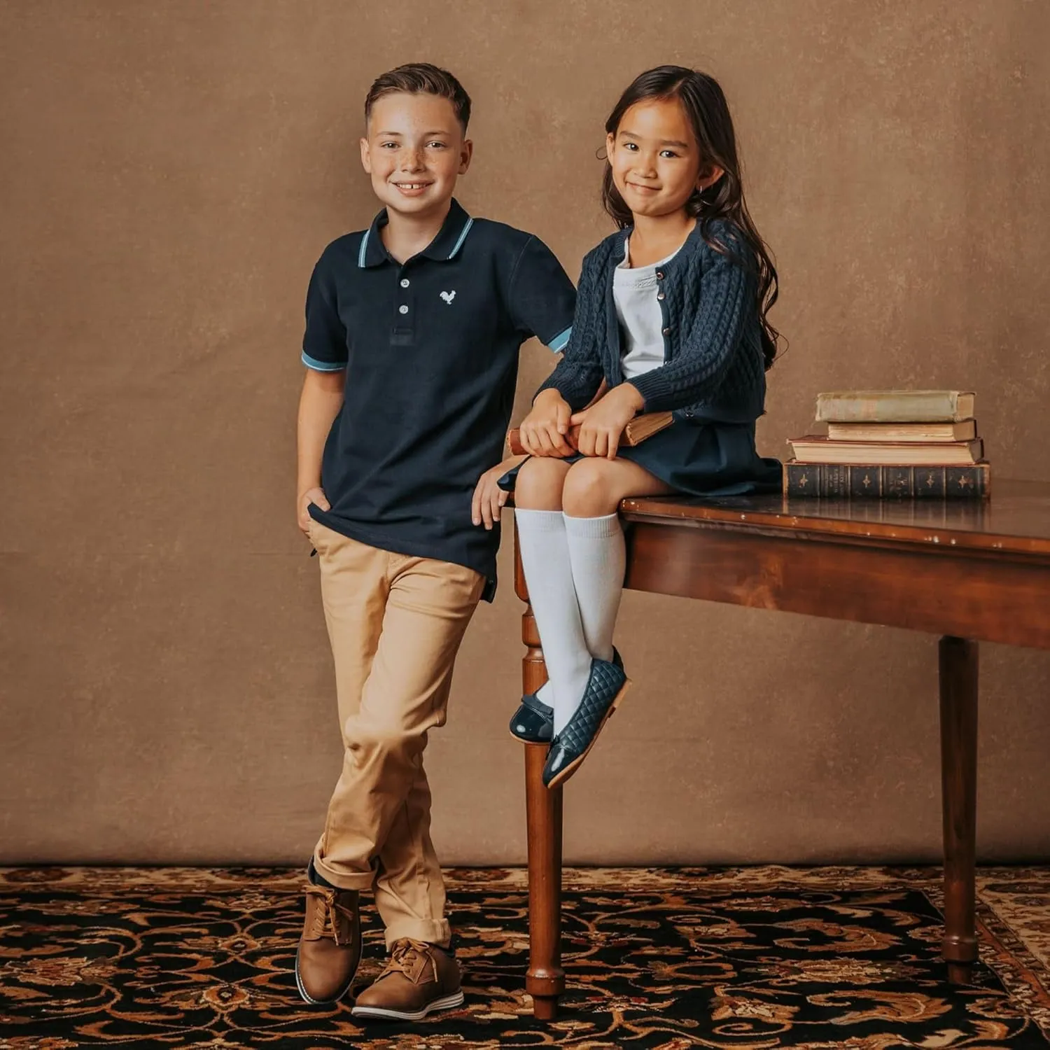 Hope & Henry Boys' Short Sleeve Polo Shirt