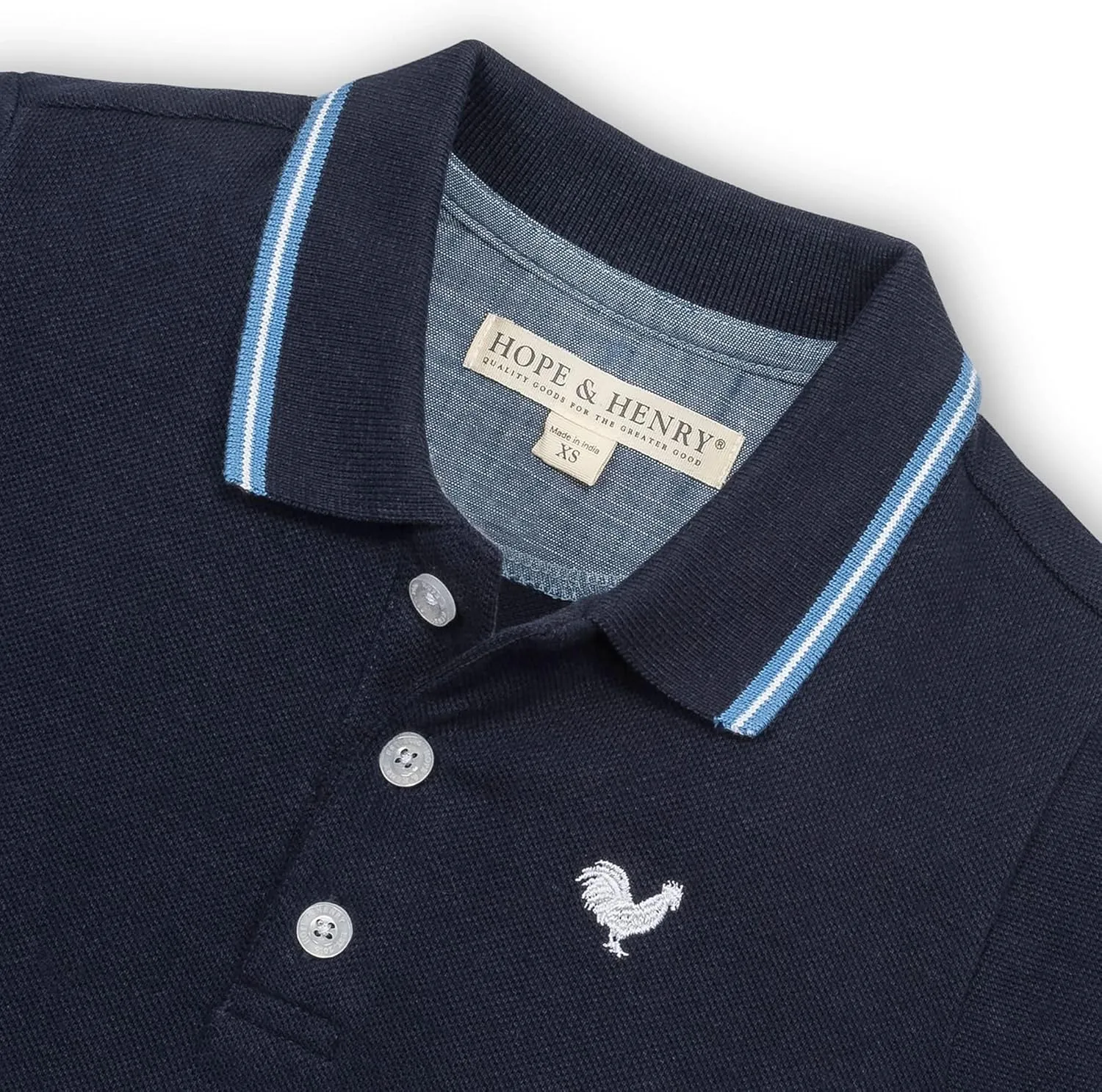 Hope & Henry Boys' Short Sleeve Polo Shirt