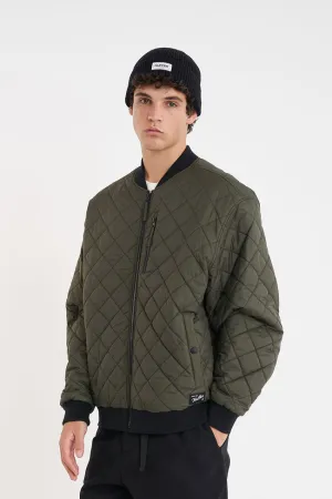 HUFFER REV QUILTED BOMBER