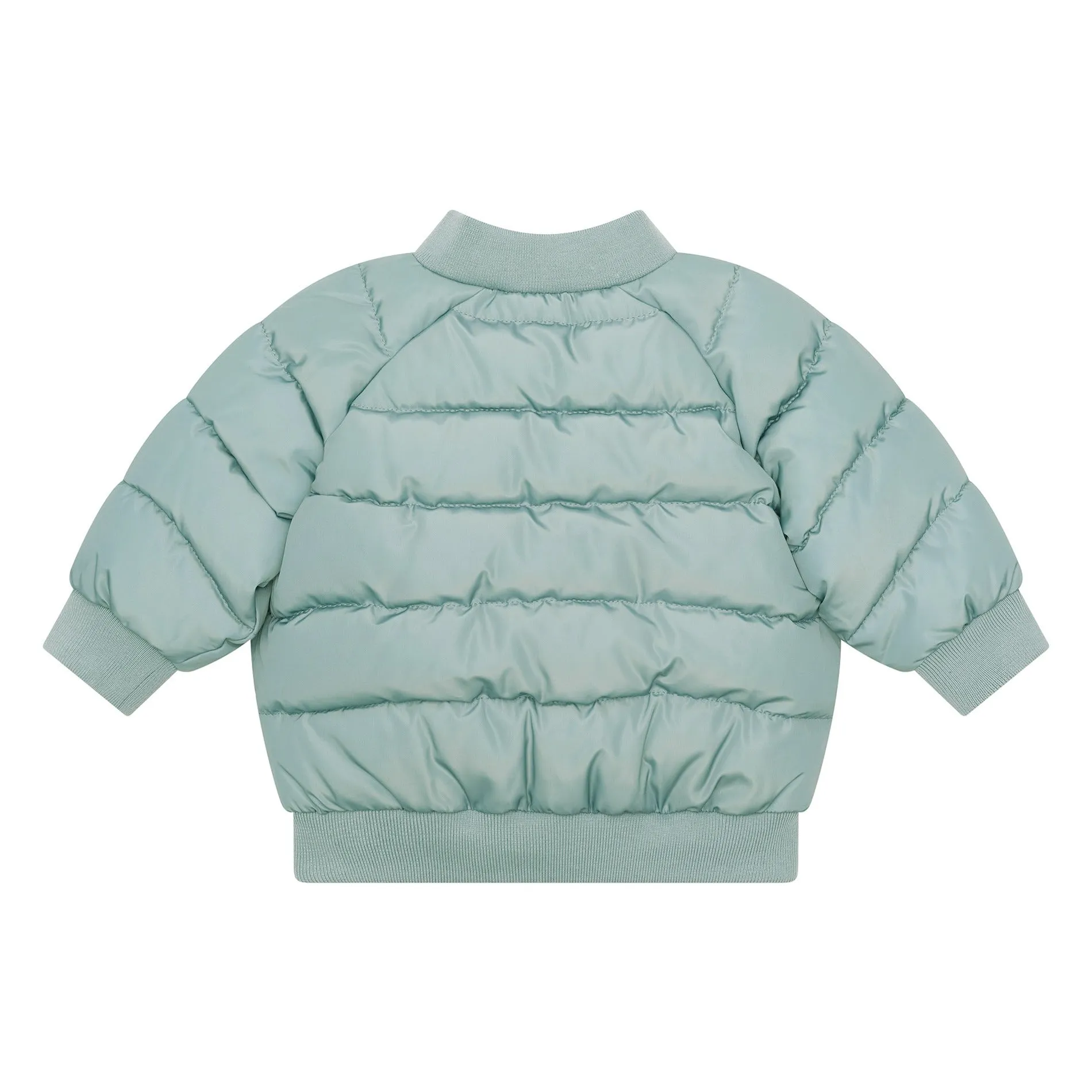 Huxbaby Construction Dinos Reversible Bomber - Mineral Green