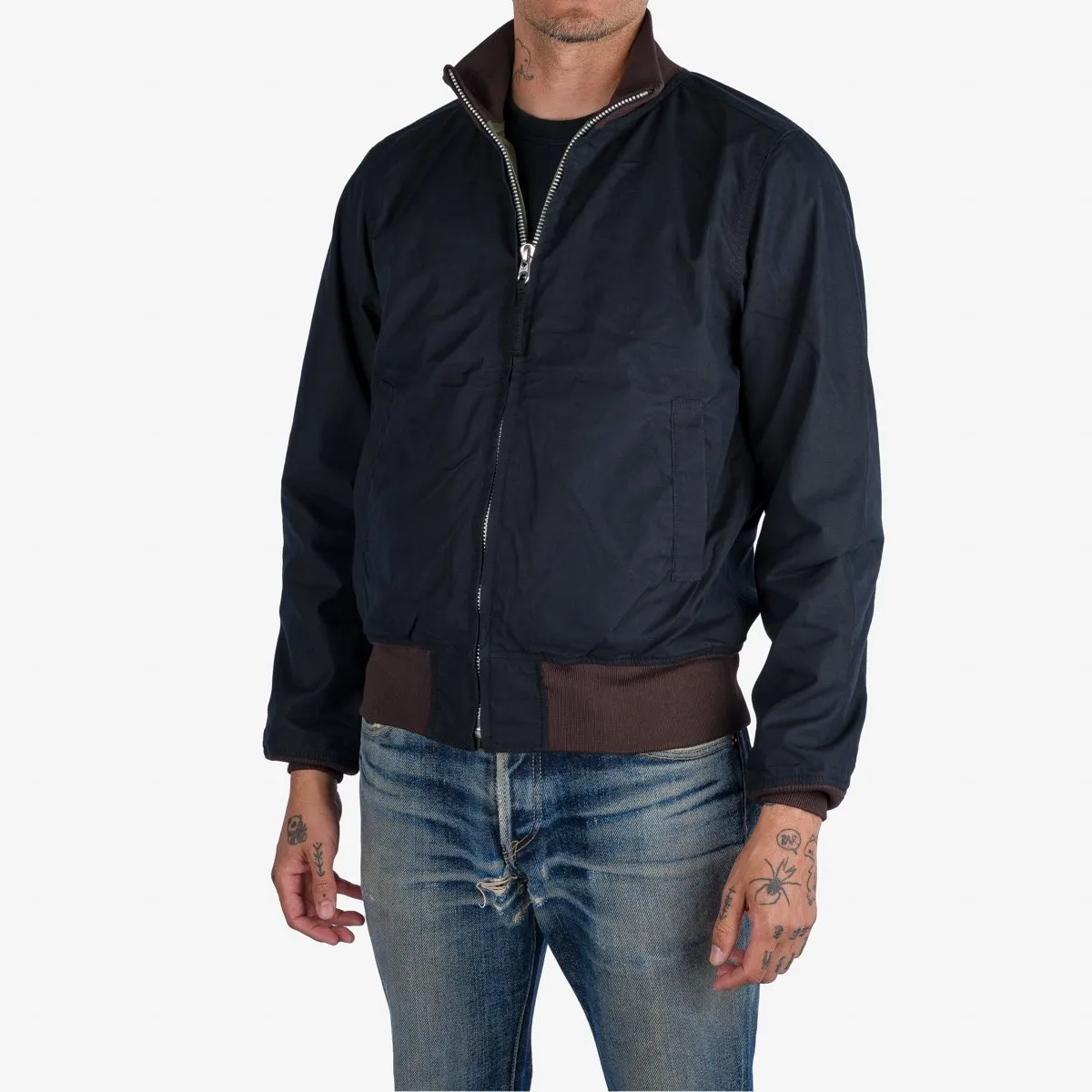 IHJ-130-BLK-NP, Reversible Tanker Jacket - Olive