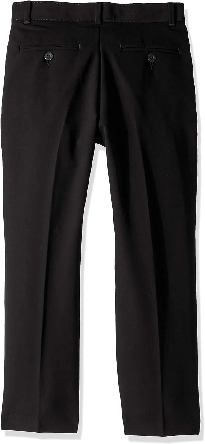 IZOD Boys' Bi-Stretch Flat Front Dress Pant