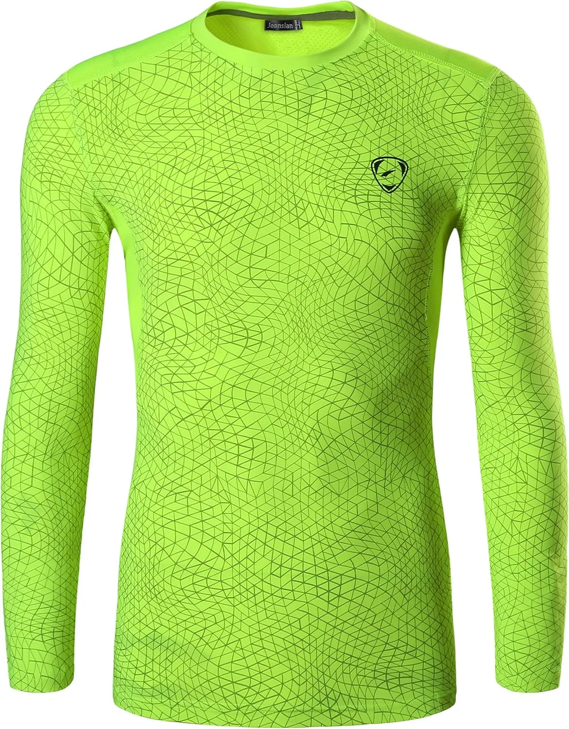 jeansian Men's Sport Dry Slim Fit Long Sleeves T-Shirt Tee Shirt Tshirt Tops Golf Tennis Bowling LA184