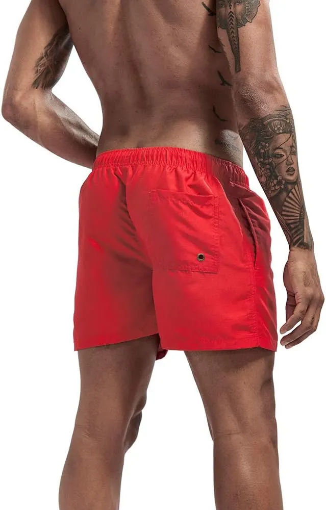 JIHUILAI Mens Swim Trunks Quick Dry Swim Shorts with Mesh Lining Beach Shorts Bathing Suits