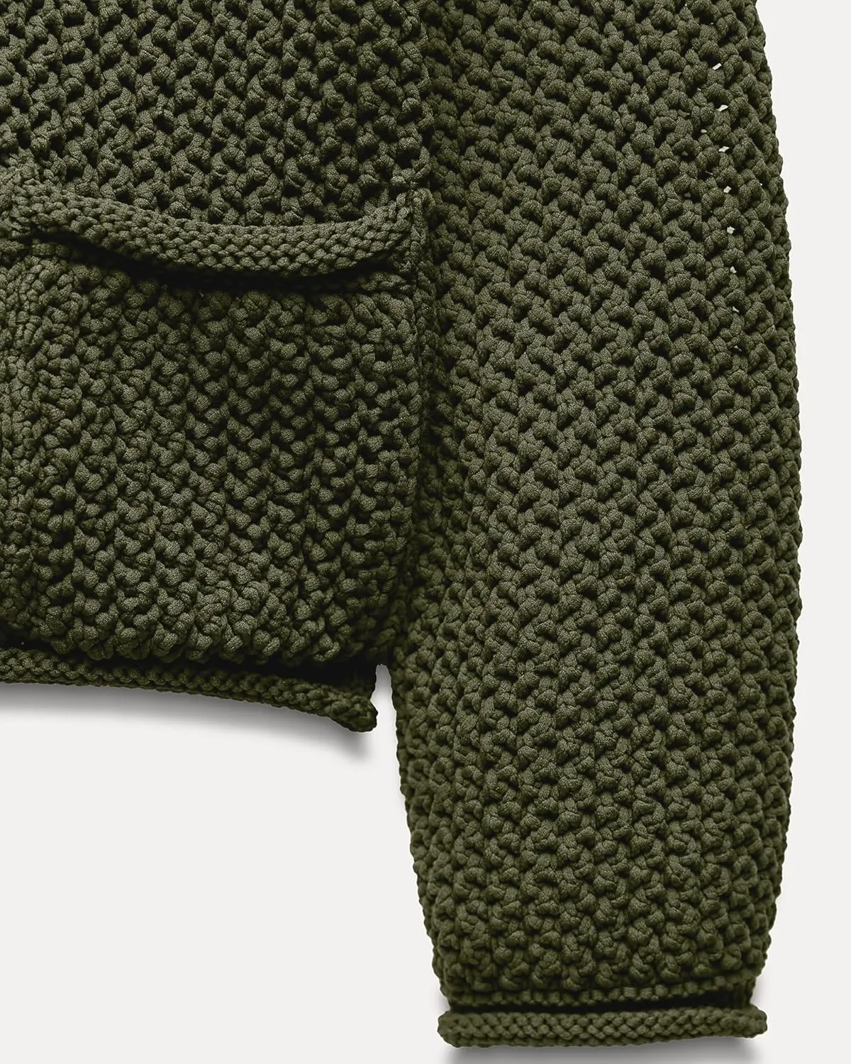 Locachy Women's Crochet Chunky Knit Sweater Cardigan Trendy Crewneck Gold Button Down Sweater