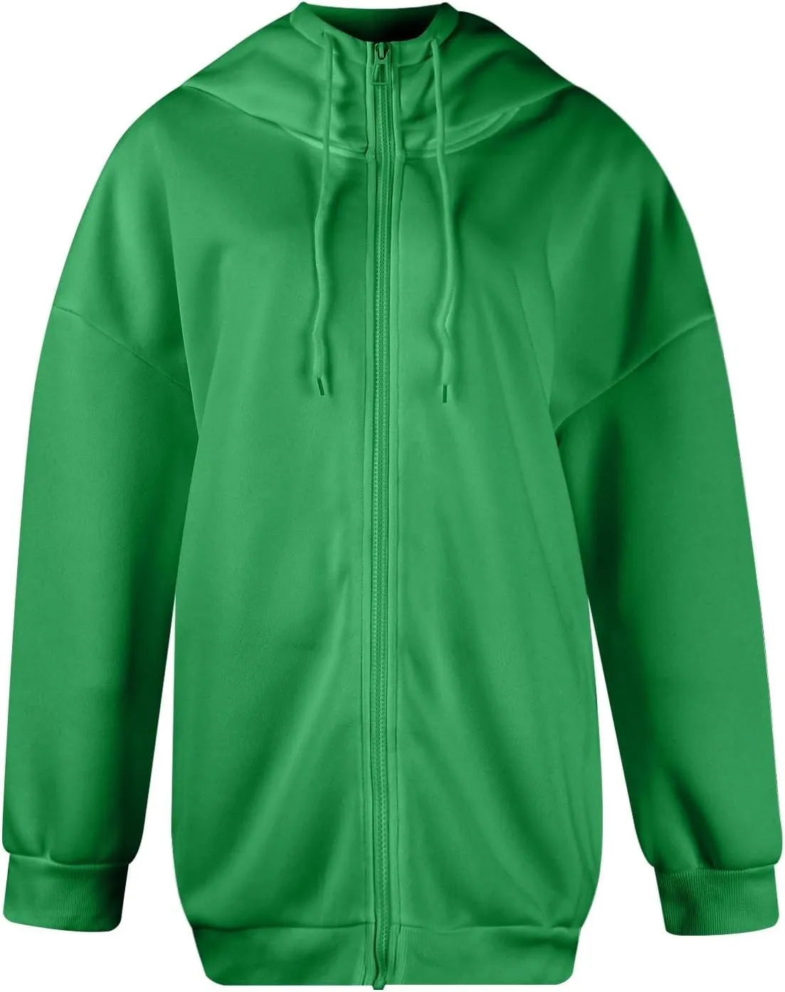 Long Sweatshirts for Women to Wear with Leggings Zip Up Hoodie Lightweight Oversized Jackets 2024 Coat with Pockets