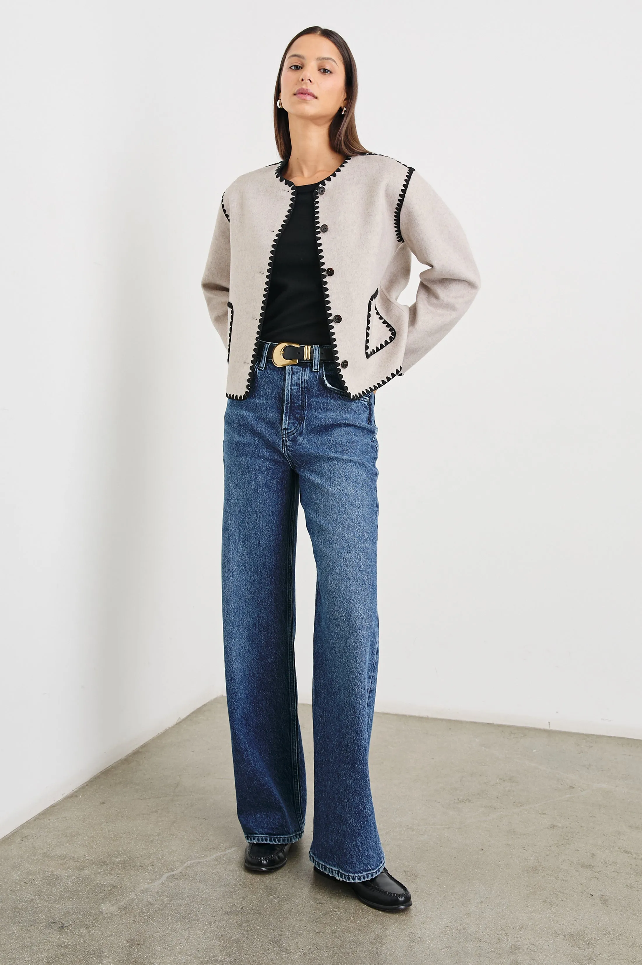 MELANIE JACKET - OATMEAL