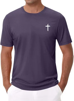 Men Basic Active T Shirt Quick Dry Outdoor Top Breathable Hiking Ready Graphic Comfort Fit Tunics