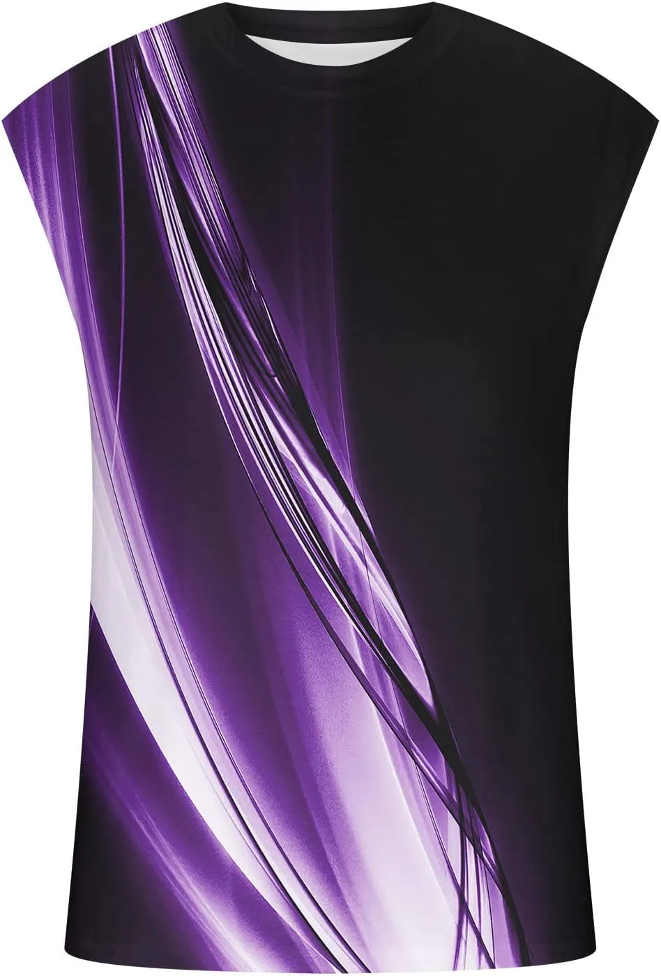 Mens 3D Tank Tops Novelty Graphic Breathable Quick Dry Sleeveless Beach Shirts Workout Bodybuilding T Shirt S-3XL