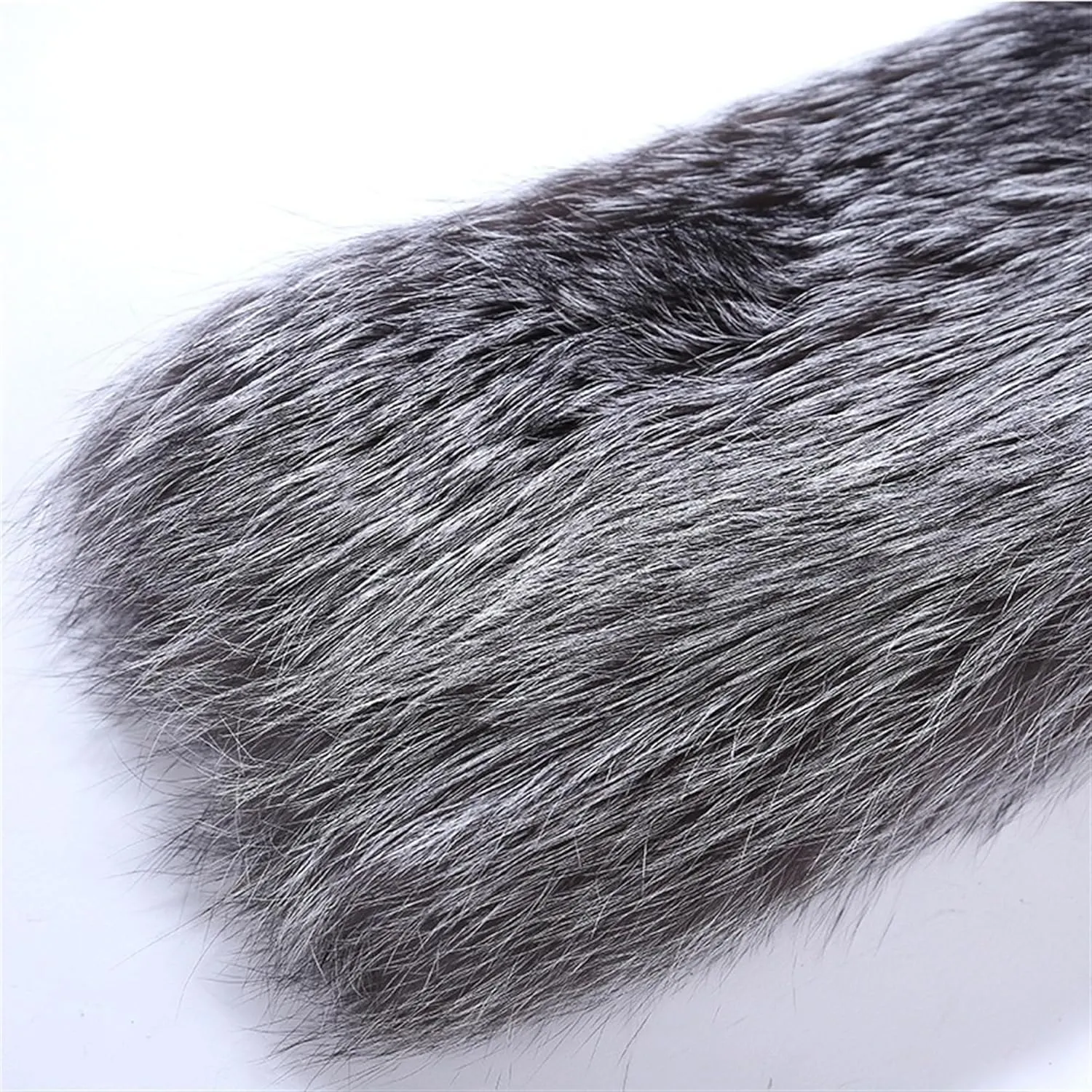 Men's Faux Mink Fur Length Coat Trendy Fuzzy Fox Fleece Jacket Winter Warm Fur Long Sleeve Coats