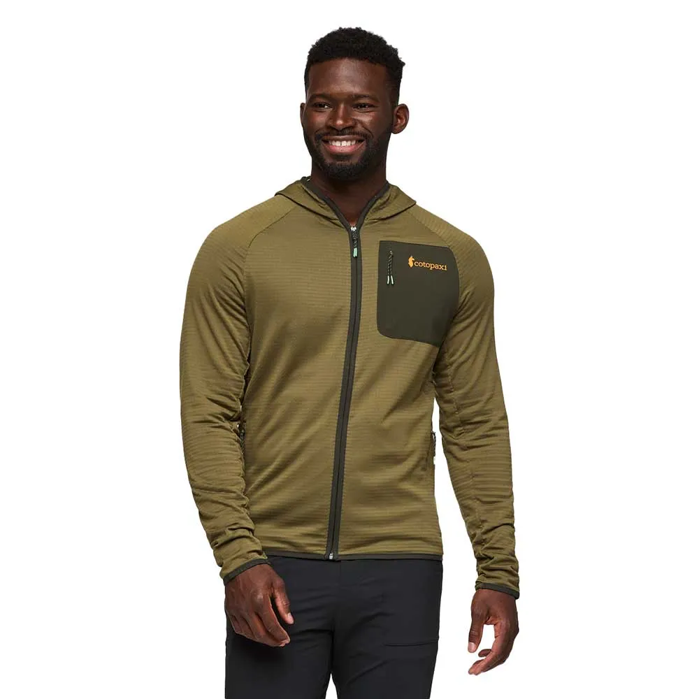 Men's Otero Fleece Full-Zip Hooded Jacket - Live Oak