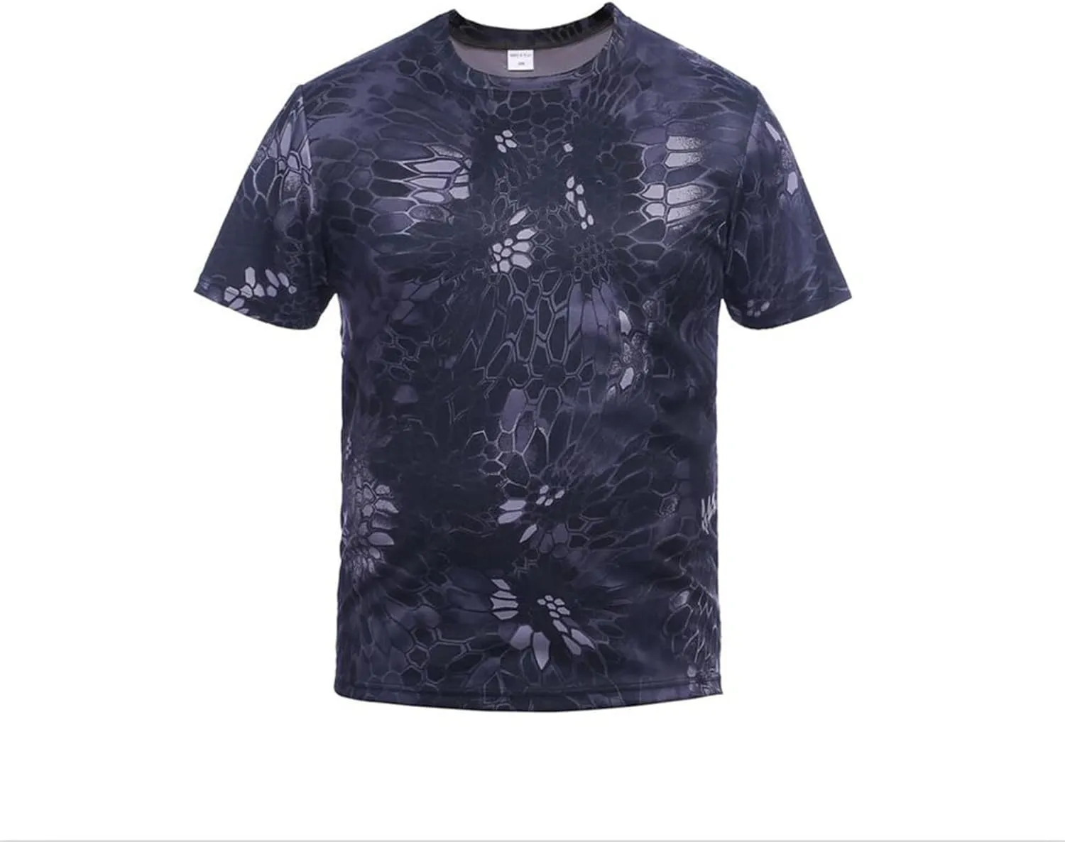 Men's Outdoor Sports Camo Short Sleeve Hunting Print Personality T-Shirt Novelty Pattern Fashion Casual Short Sleeves