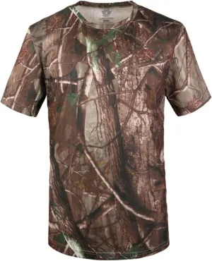 Men's Outdoor Sports Camo Short Sleeve Hunting Print Personality T-Shirt Novelty Pattern Fashion Casual Short Sleeves