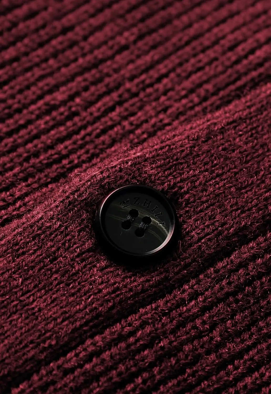 Men's Shawl Collar Cardigan Sweater Button Slim fit Wired Knitted Merino Wool Sweater