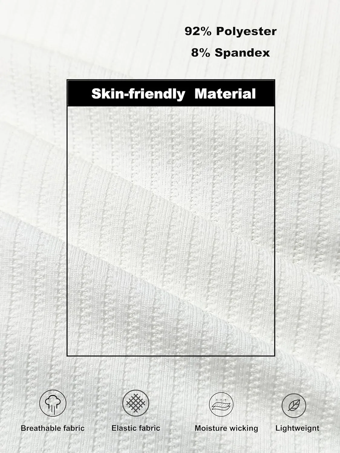 Men's Slim Fit Muscle Henley Shirts Stretch Long & Short Sleeve T-Shirt Bodybuilding Workout Gym Ribbed Knit Shirt