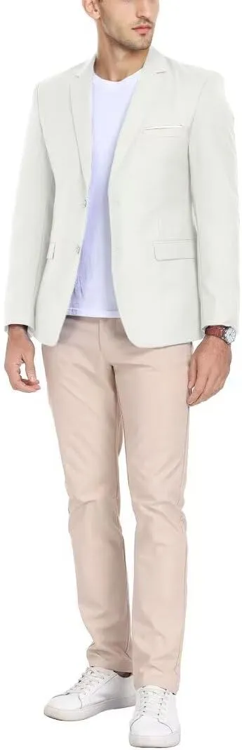 Mens Suits 2 Piece Prom Homecoming Outfit Slim Fit for Men Wedding Suit Blazer Jacket Pants Tie Set