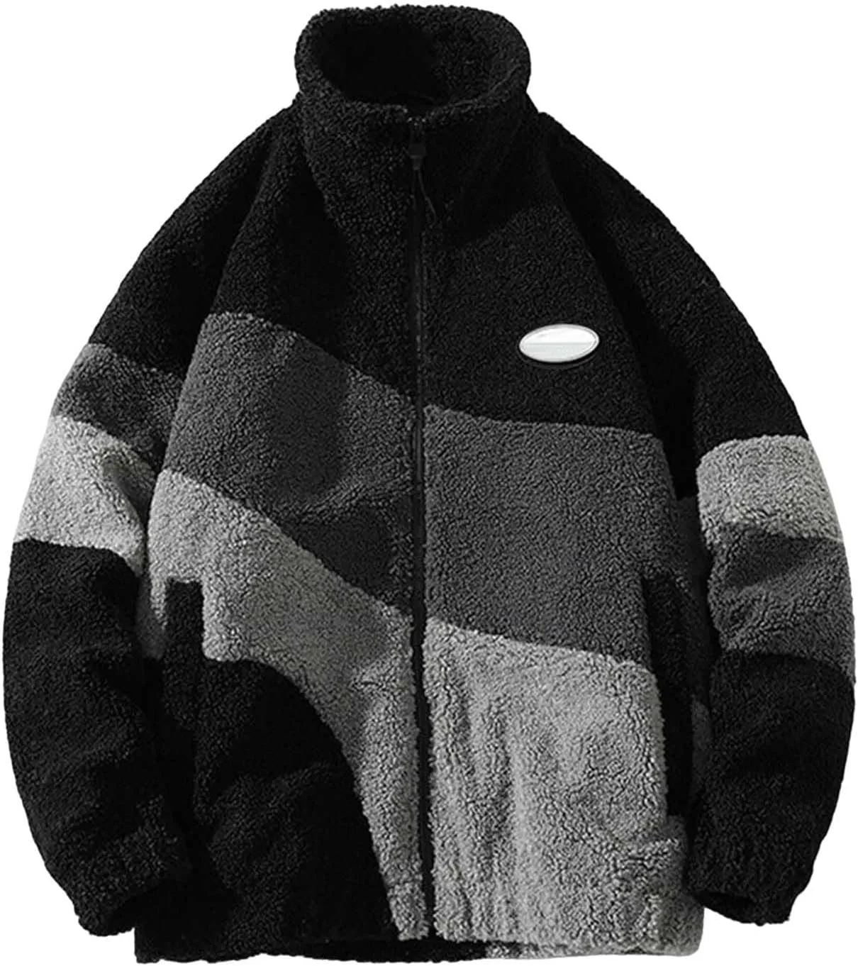Men's Winter Jacket, Thick Thermal Cotton Warm Fleece Lined Coat, Thickened Trucker Work Cargo Jackets for Men