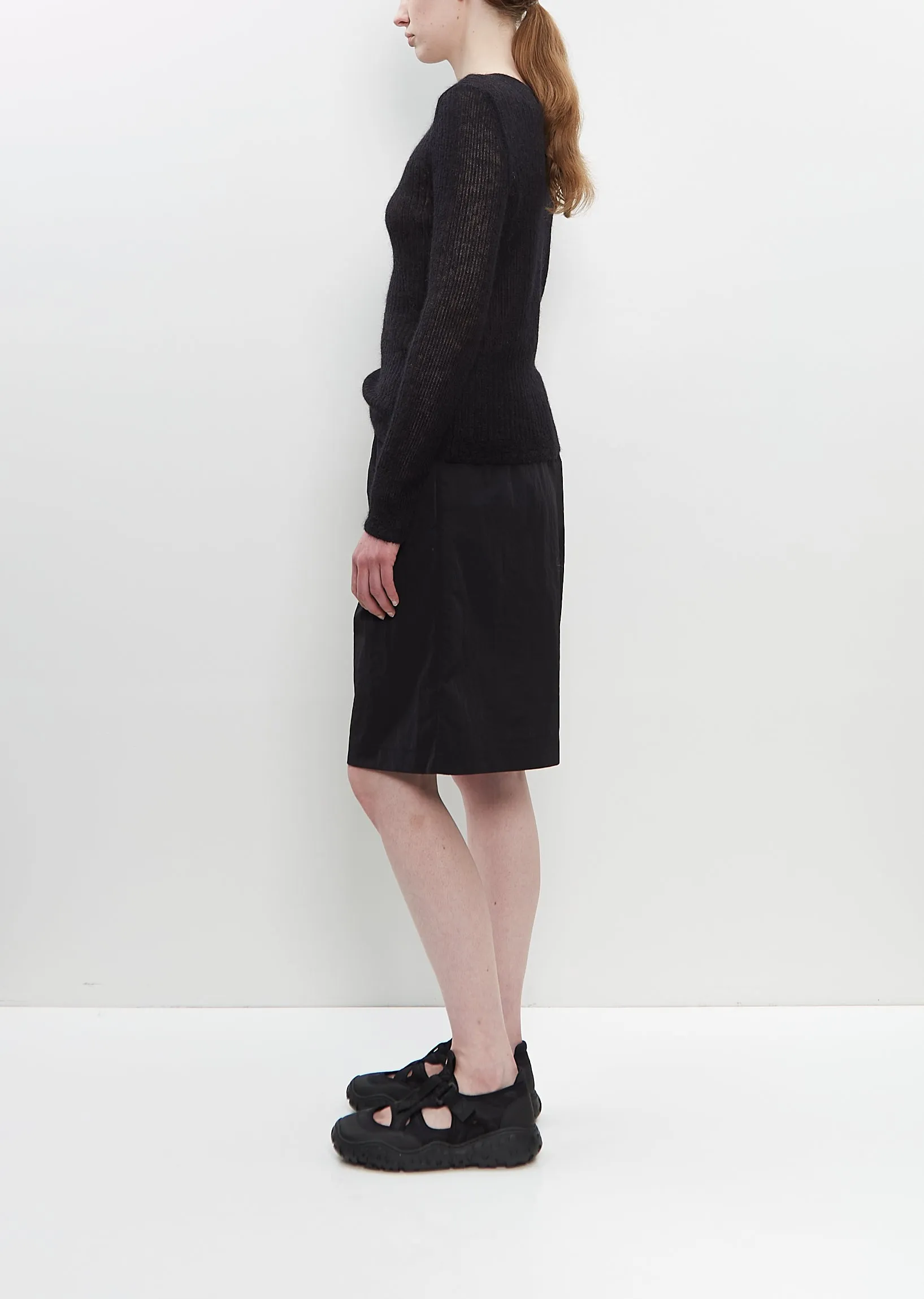 Mohair Ussi Pullover — Black