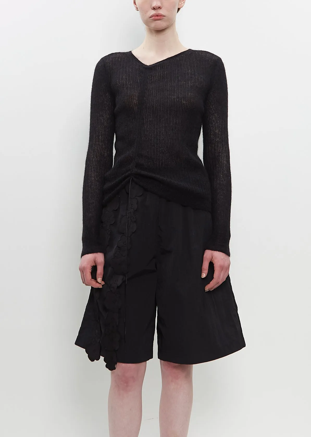 Mohair Ussi Pullover — Black