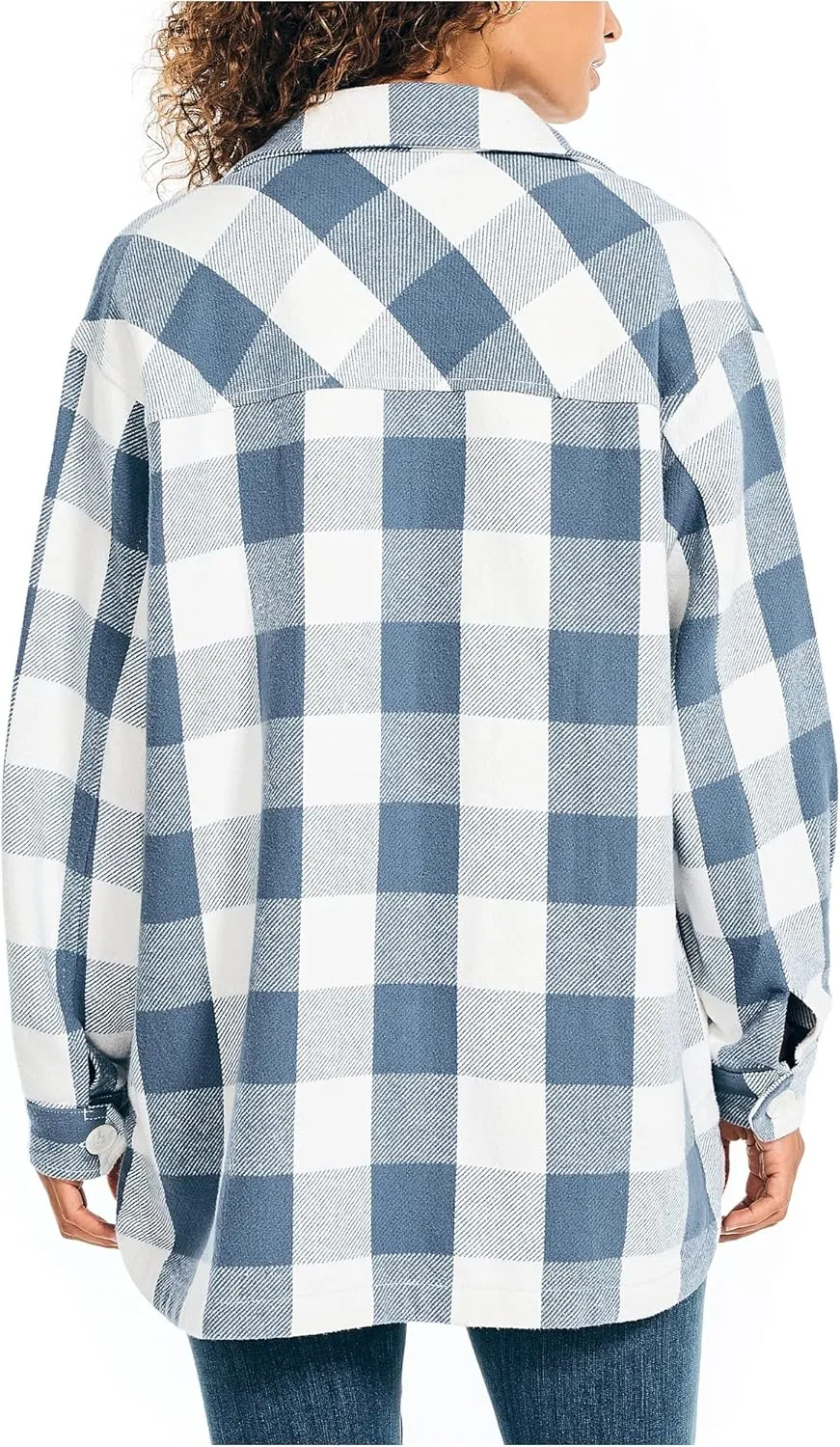 Nautica Women's Buffalo Plaid Shirt Jacket