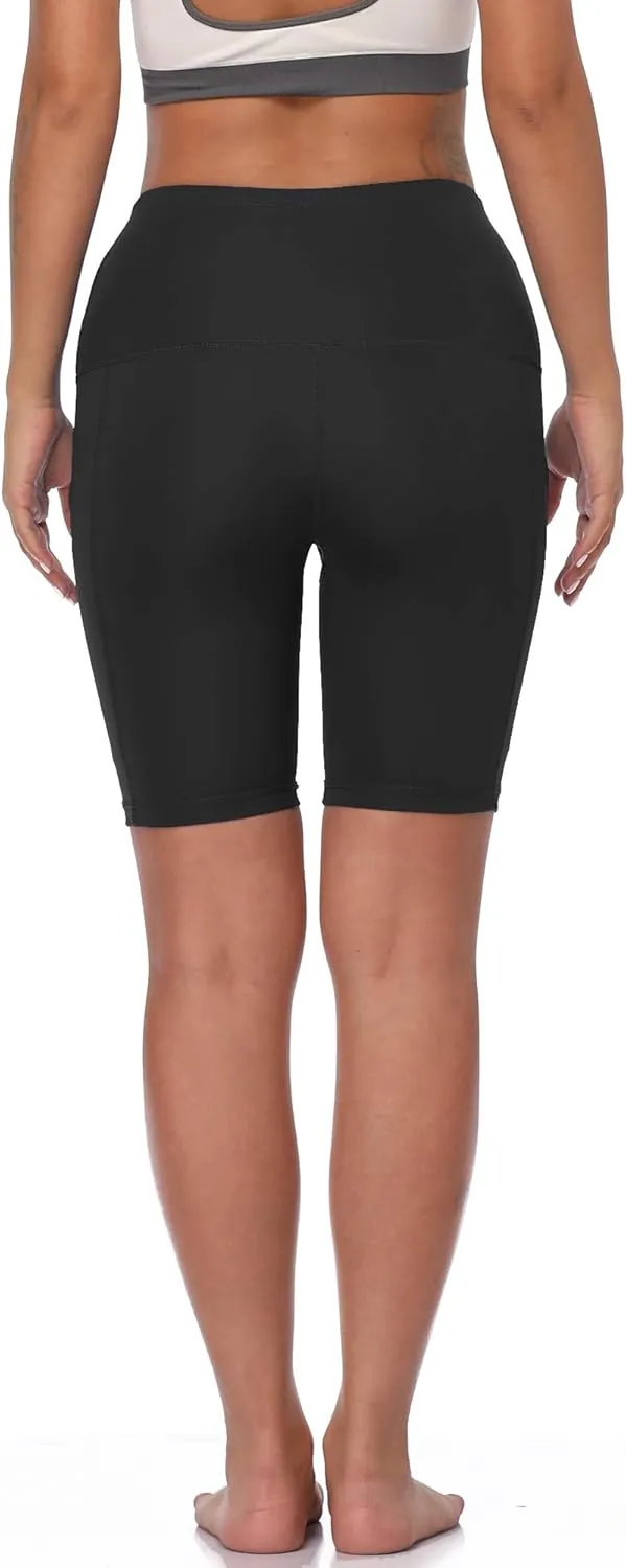 NELEUS Women's Athletic Shorts High Waist Tummy Control Workout Biker Shorts for Running Gym Yoga
