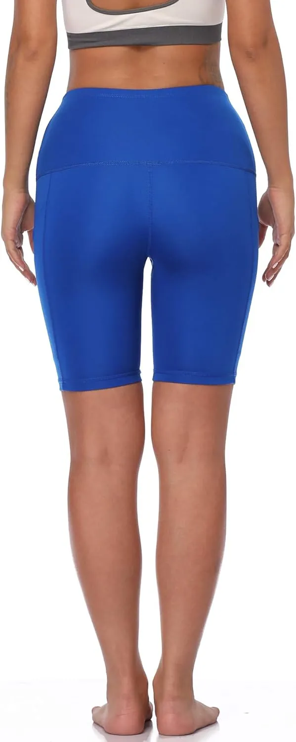 NELEUS Women's Athletic Shorts High Waist Tummy Control Workout Biker Shorts for Running Gym Yoga