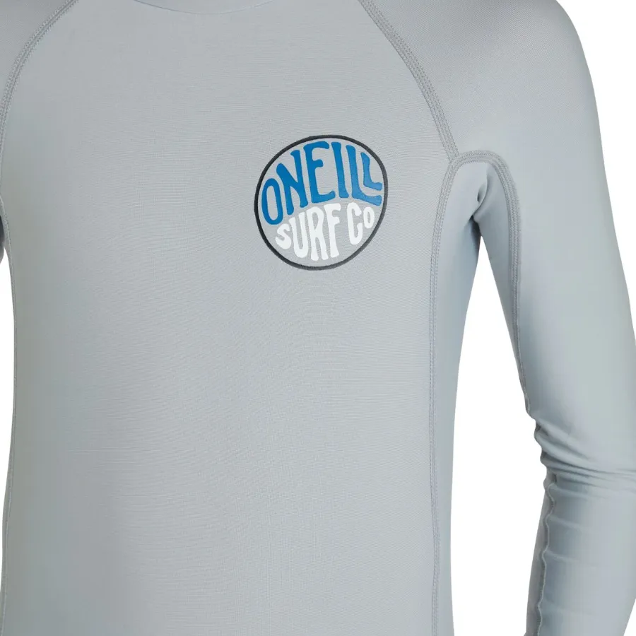 O'Neill Boys Reactor UV Long Sleeve Rash Vest RG3346OA3CGR - Coolgray