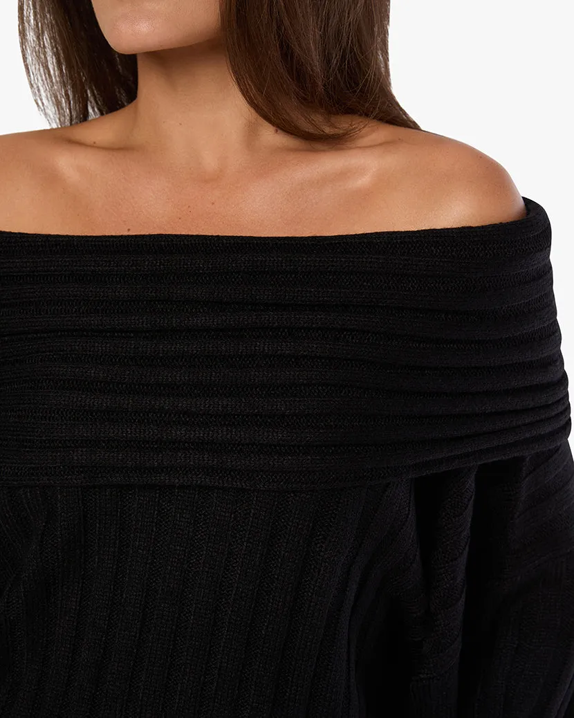 Oversized Off Shoulder Sweater