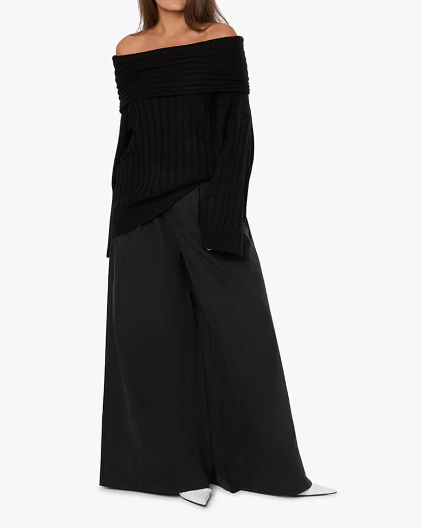 Oversized Off Shoulder Sweater
