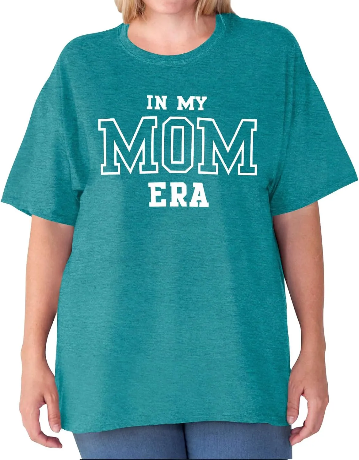 Plus Size Mom Shirt: Women in My Mom Era Tshirt Cute Mom Graphic Tee Mama Life Short Sleeve Shirt