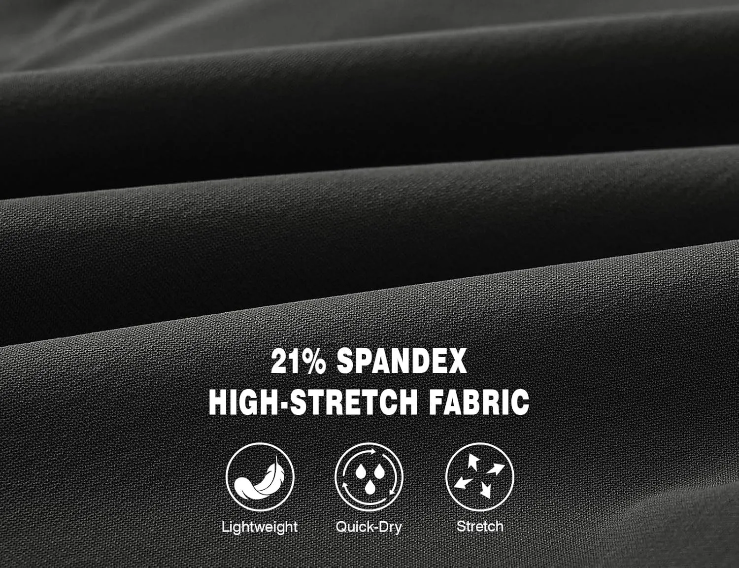 Rdruko Men's Golf Shorts Stretch Dry Fit 9" Lightweight Casual Dress Work Shorts with Pockets
