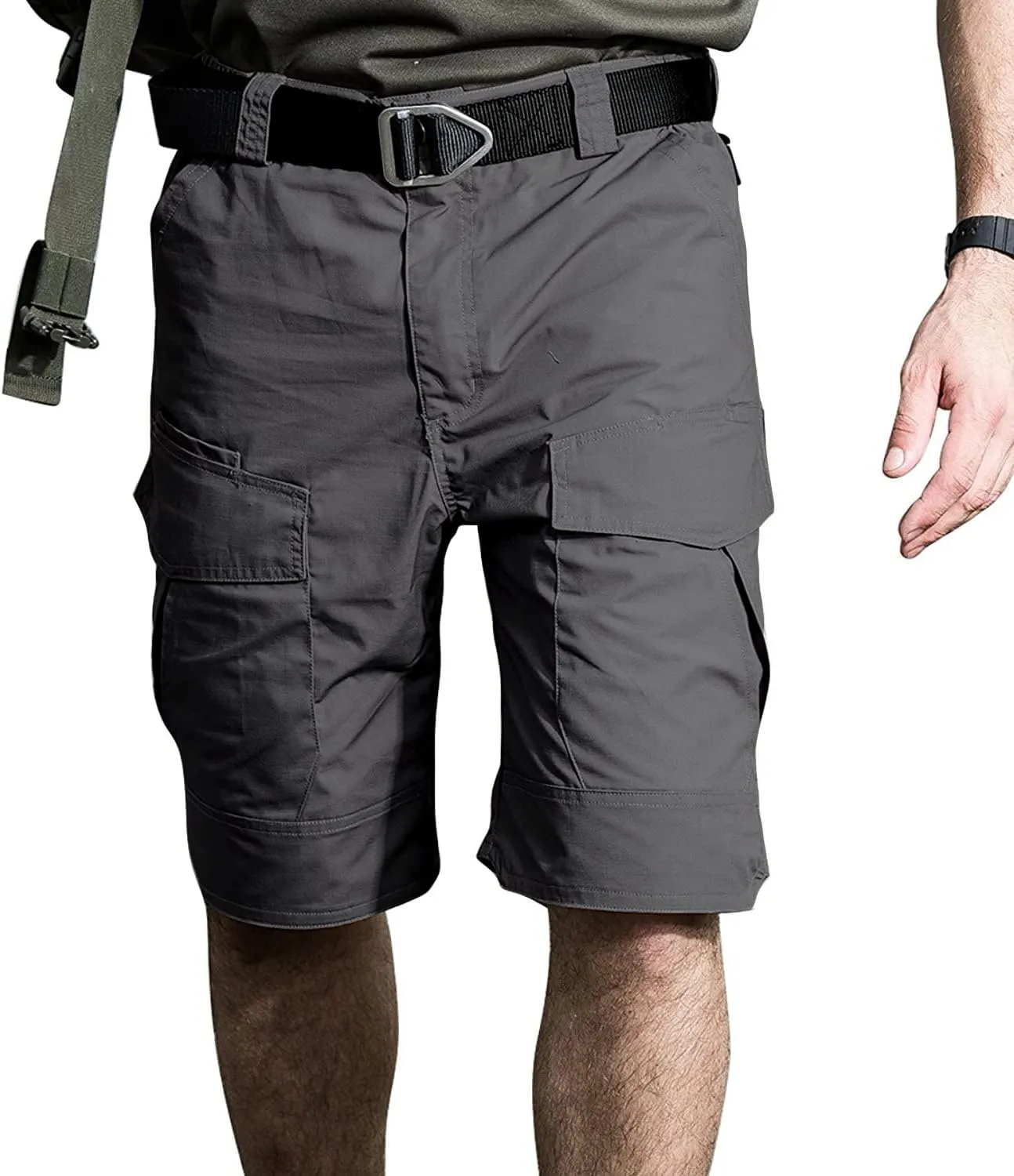 ReFire Gear Men's Urban Tactical Military EDC Cargo Shorts Rip Stop Cotton Outdoor Camo Shorts