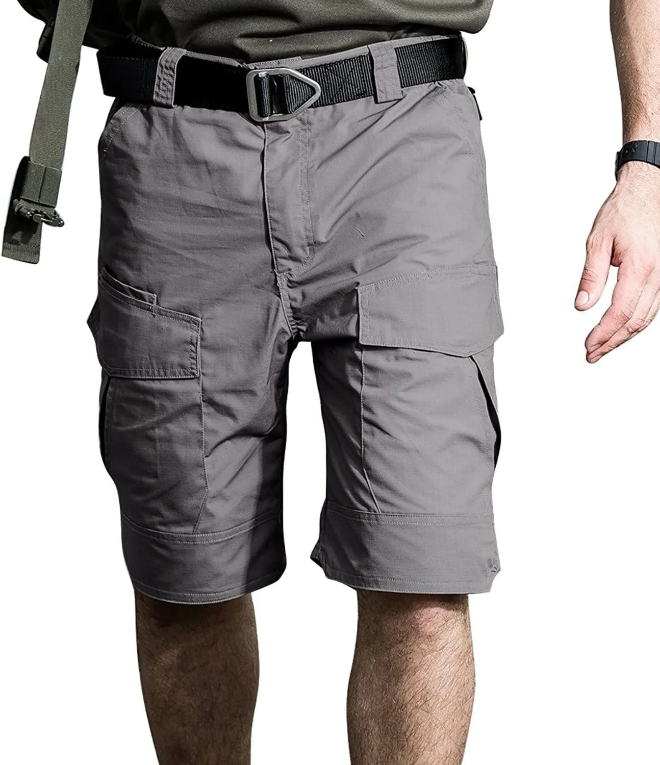 ReFire Gear Men's Urban Tactical Military EDC Cargo Shorts Rip Stop Cotton Outdoor Camo Shorts