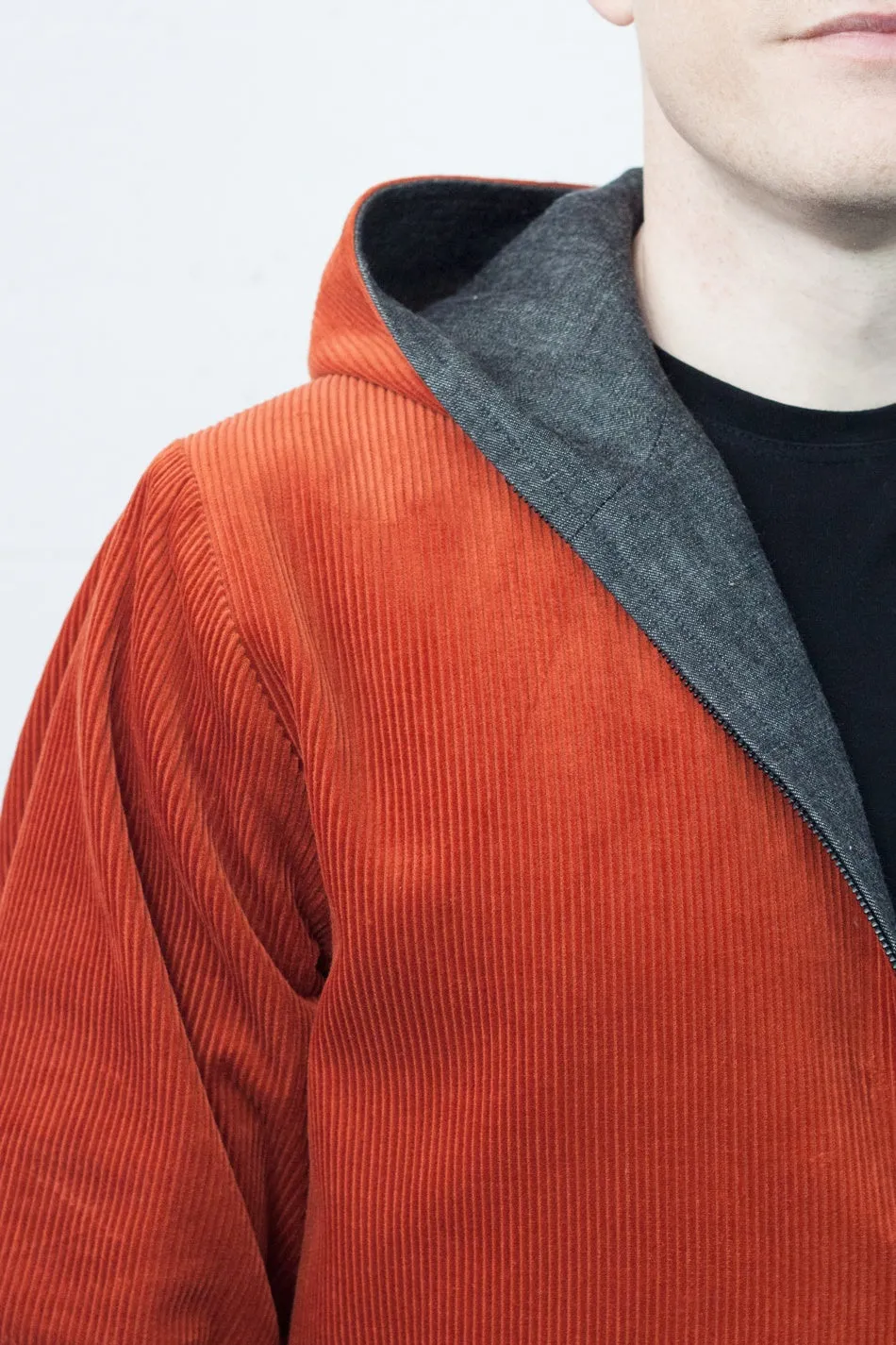 Reversible Jacket Harissa Cord/Ash