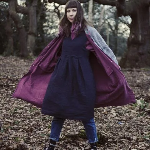 Reversible Linen Coat