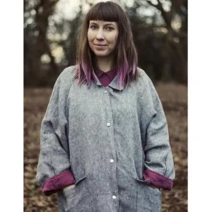 Reversible Linen Coat