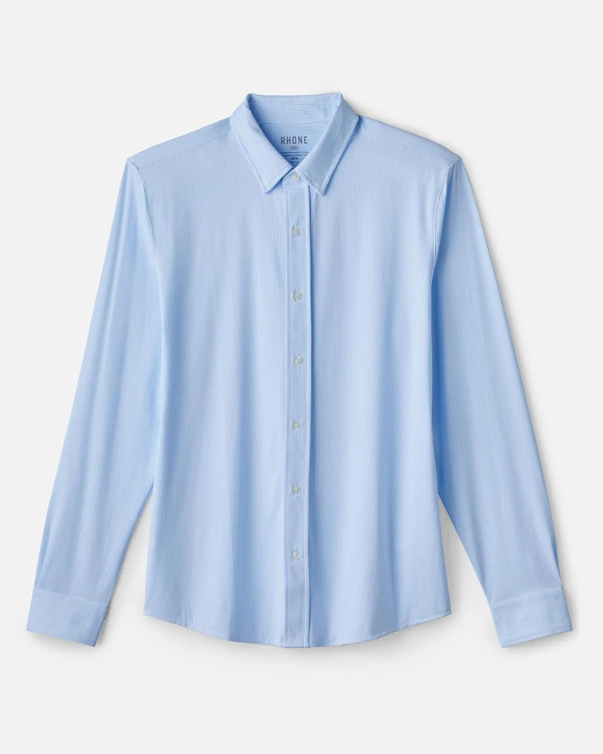 Rhone Men's Commuter Shirt, Performance Dress Shirts for Men, Machine Washable, Wrinkle Resistant, Slim Fit Button Down Shirt