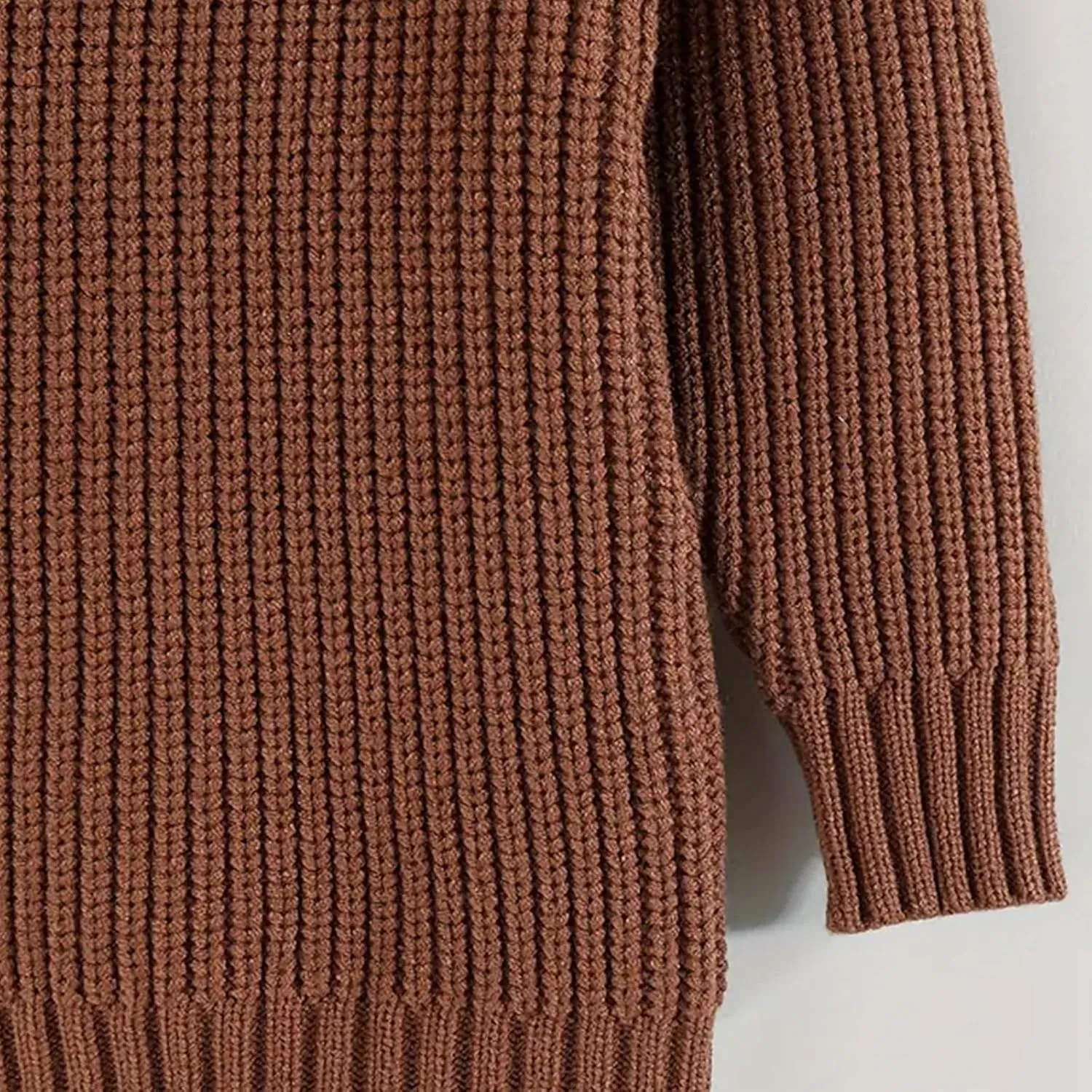 ROMPERINBOX Baby Knit Sweater Girl Boy Long Sleeve Chunky Sweater Fall Winter Warm Toddler Pullover Crewneck Tops Sweatshirt