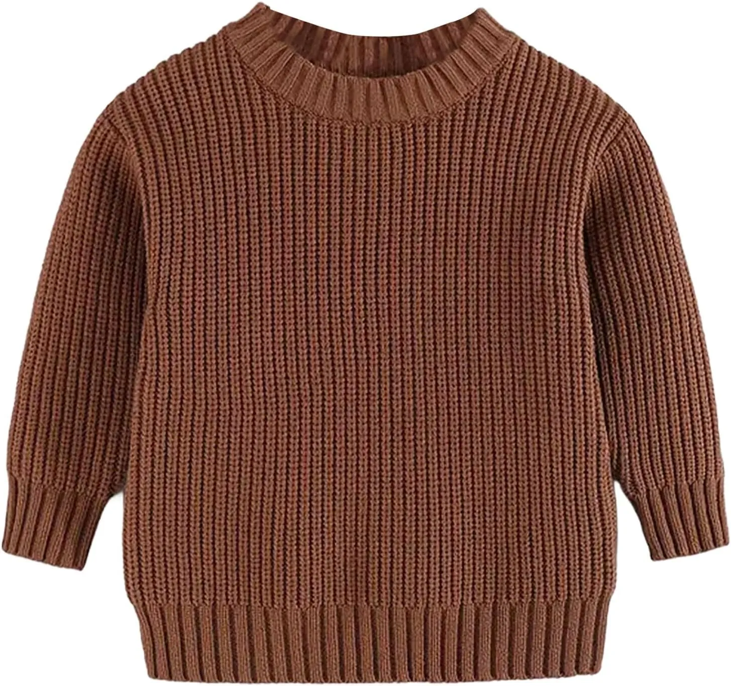 ROMPERINBOX Baby Knit Sweater Girl Boy Long Sleeve Chunky Sweater Fall Winter Warm Toddler Pullover Crewneck Tops Sweatshirt