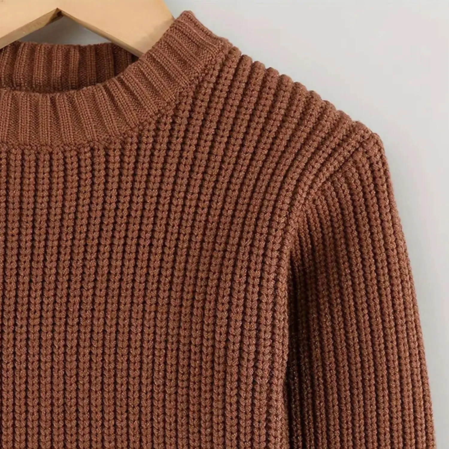ROMPERINBOX Baby Knit Sweater Girl Boy Long Sleeve Chunky Sweater Fall Winter Warm Toddler Pullover Crewneck Tops Sweatshirt