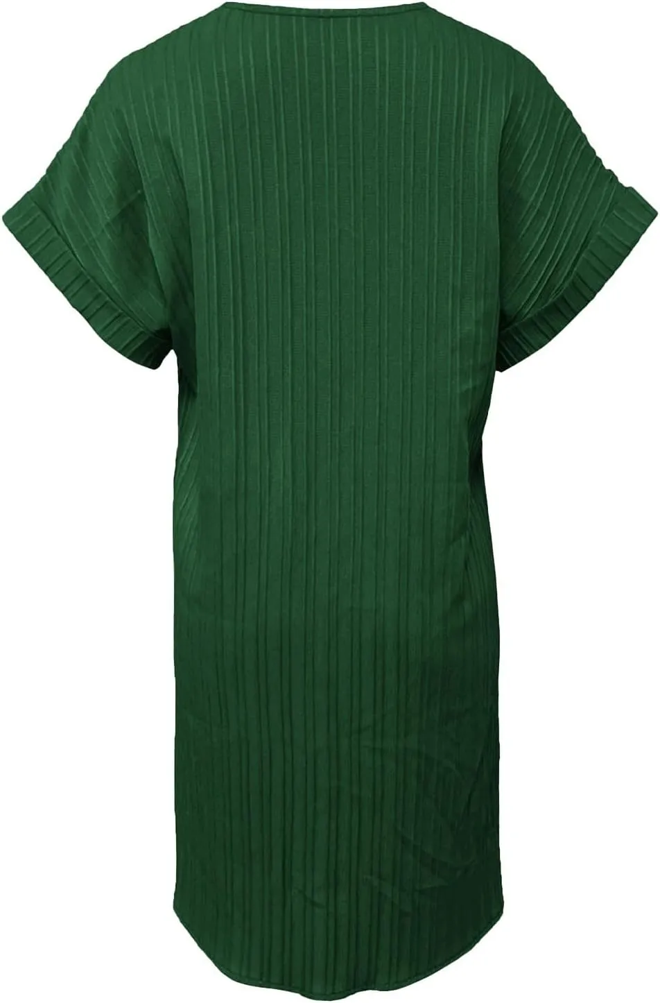 Shirt Dresses for Women, Women's Summer Casual T Shirt Dresses Short Sleeve Button Down Swing Dress with Pockets