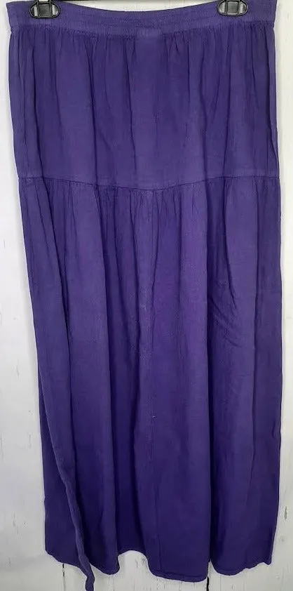 Skirt Long-Purple-Women's- S1687