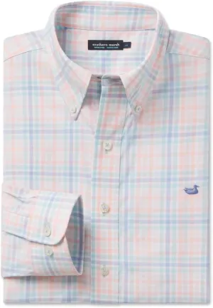 Southern Marsh Juban Check Dress Shirt