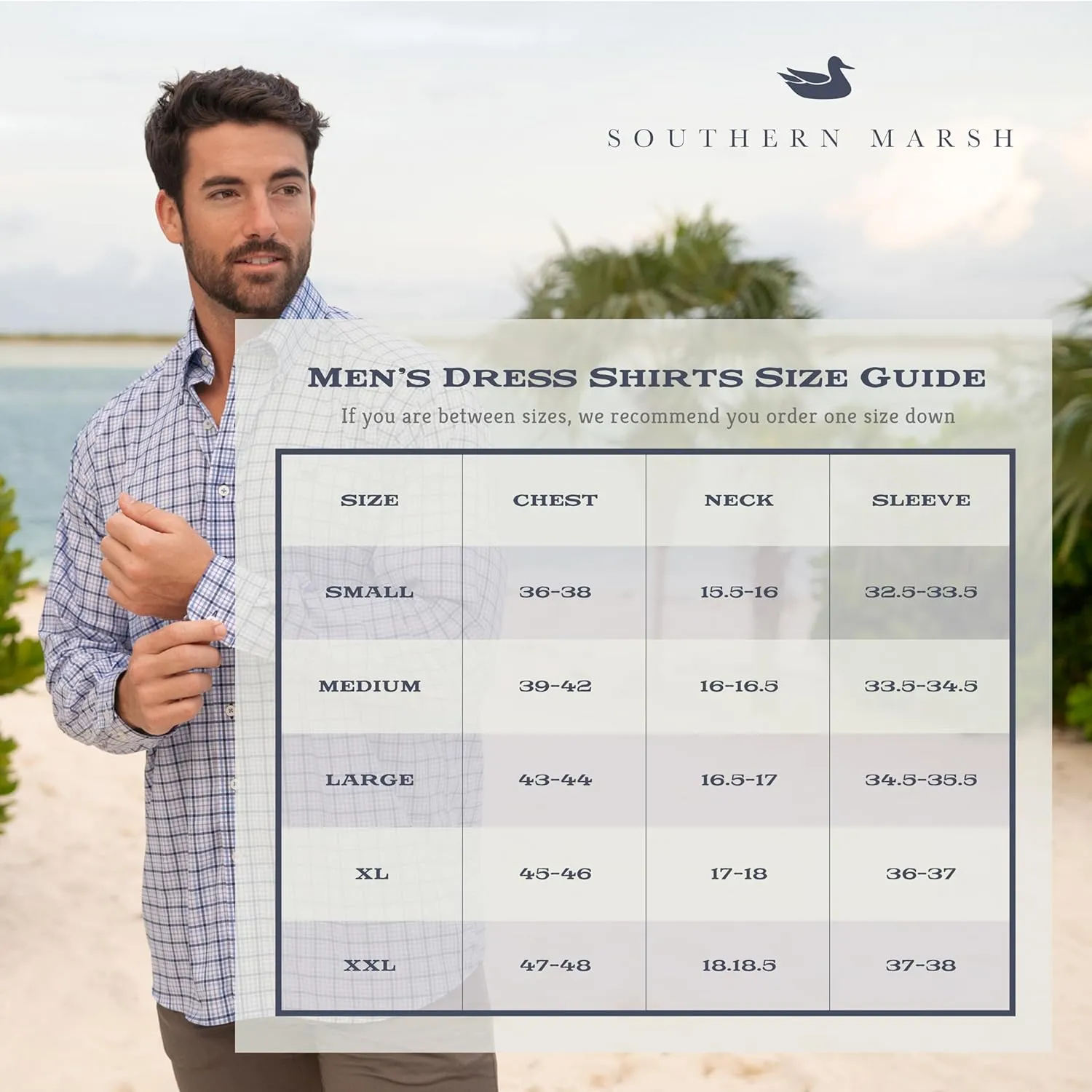 Southern Marsh Juban Check Dress Shirt