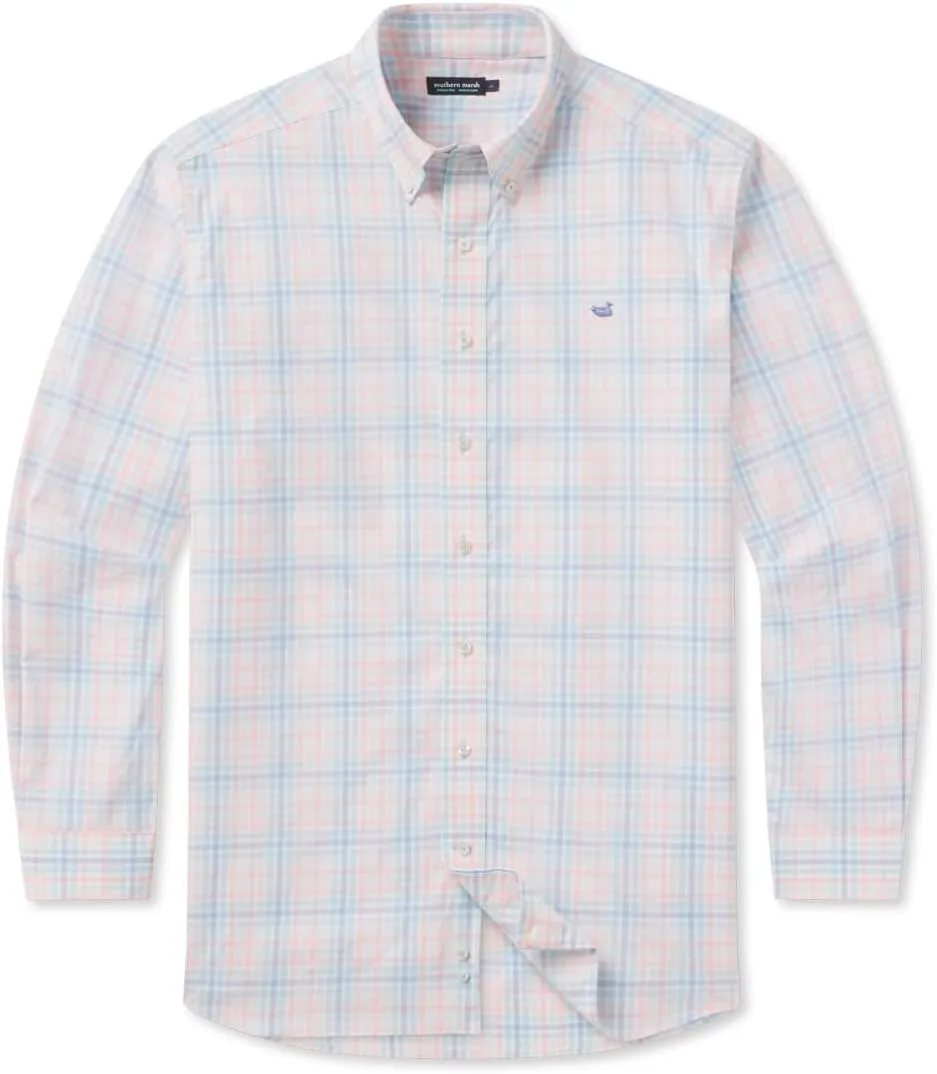 Southern Marsh Juban Check Dress Shirt