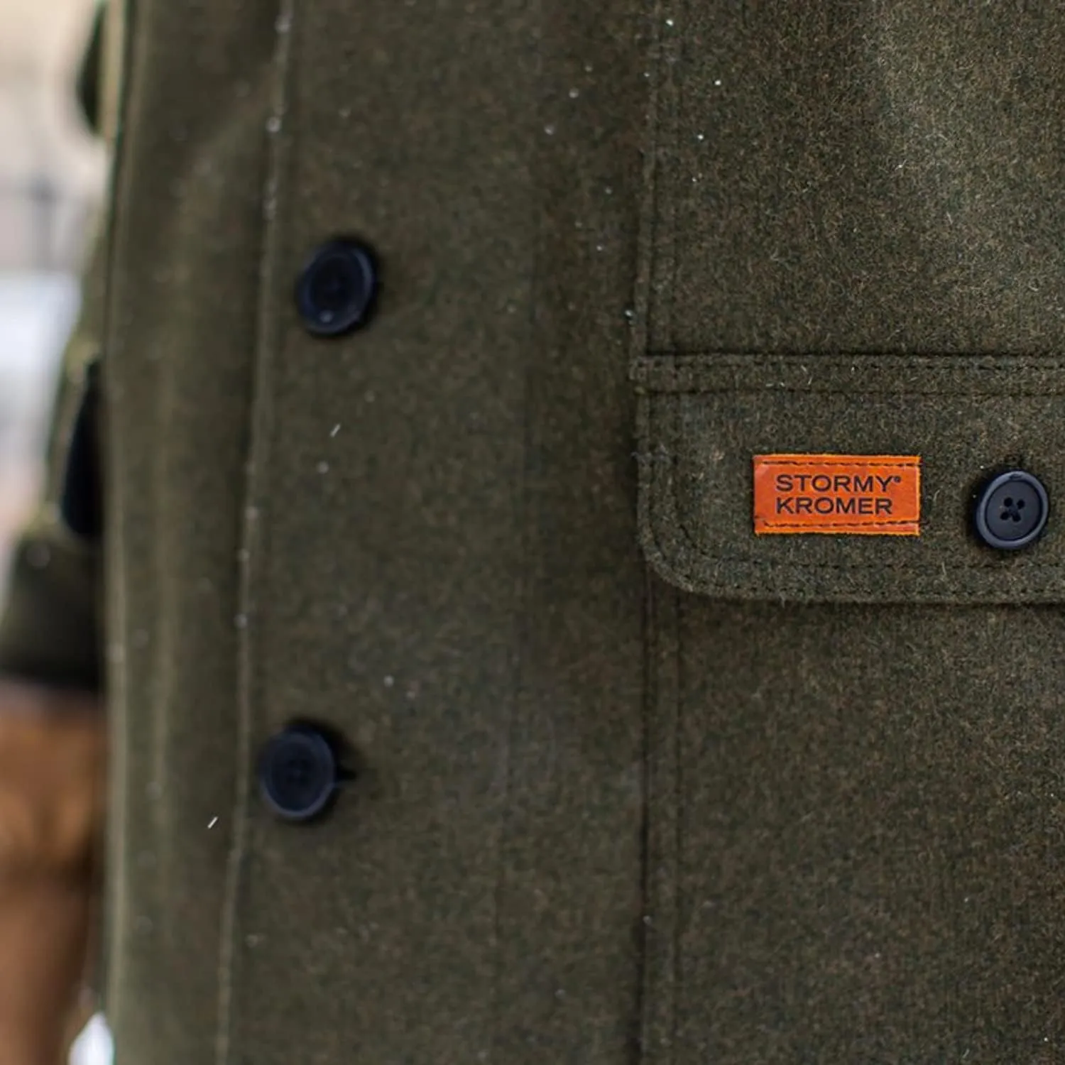 Stormy Kromer Mackinaw Coat - Outerwear Men's Flannel Jacket, Wool Coat for Men