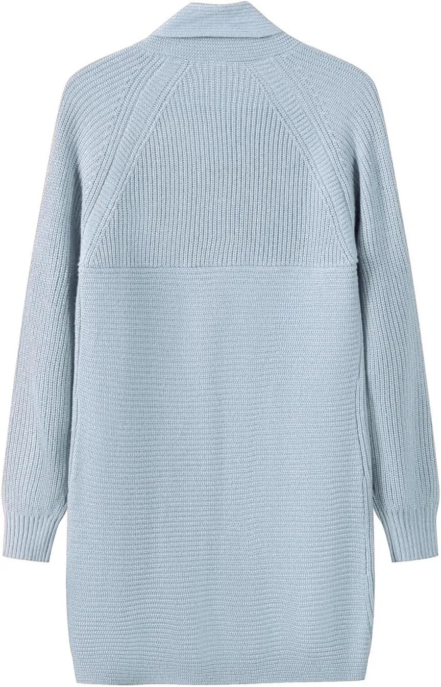 SuperPrity Cardigan Sweaters for Women Fashion 2024 Casual Open Front Knit Coat Long Sleeve Coatigan Jackets Fall Outwear